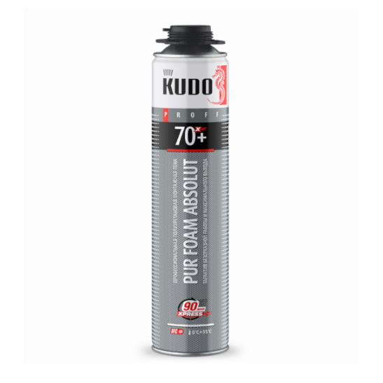 Пена монтажная профессиональная летняя 70 л, 1000 мл, Kudo "PROFF ABSOLUT XPRESS"