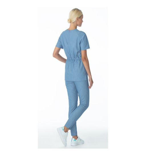 Блуза женская LF2124 "Миа" р.44(88) рост3/4(158-164) цв.голубой