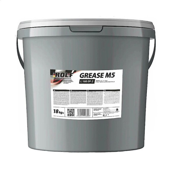 Смазка  ROLF GREASE M5 LC-180 EP2 18 кг литиевая (Рольф) (пластик. ведро)*