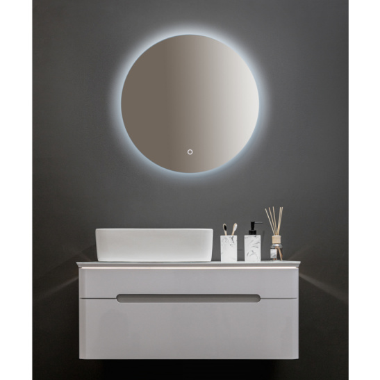Зеркало "Savanna-Lite" 600 мм, с подсветкой, сенсорный выключатель, арт. LED-00002636, г. Нижний Новгород, Россия