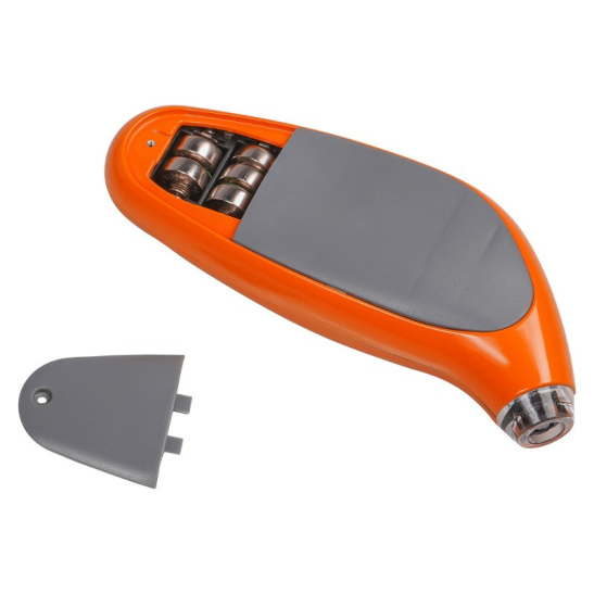 Манометр шинный (7,0 атм) цифровой, металл. корпус, с подсветкой, ЖК дисплей ("AIRLINE") APR-MD-06