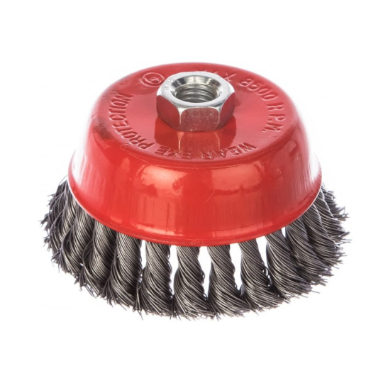 Корщетка-чашка (100 мм; М14; стальная проволока) FIT IT 39468