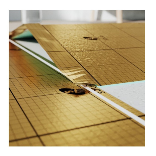 Подложка-гармошка 1,5 мм, золотая, 1x10 м, SOLID