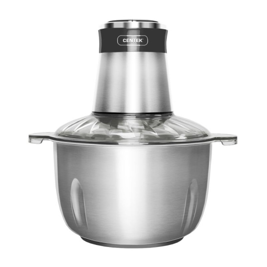 Измельчитель (чоппер) электрический Centek CT-1399, 350 Вт, 2 скорости, нерж. чаша 2,5 л, 4 лезвия