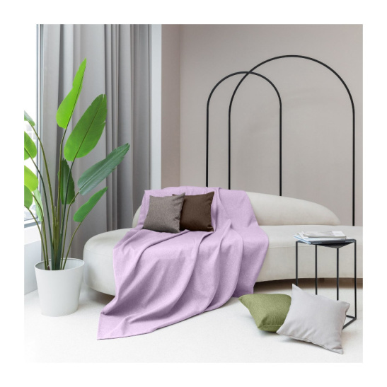 Покрывало "Волшебная ночь" полиэстер 200*220см цв.сирень