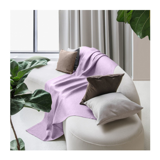 Покрывало "Волшебная ночь" полиэстер 200*220см цв.сирень