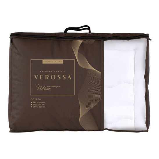 Одеяло стеганое "Verossa Premium Quality" коллекция "SILK" 1,5 спальное (140*205см) наполнитель вискоза (получена из шелка) 