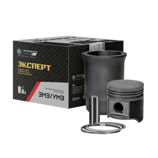 53-1000105-04 "Эксперт" (4 цил.) ПОРШНЕВАЯ ГРУППА с поршневыми кольцами. Порш.граф+фосф. КОСТРОМА ГАЗ-53,-66,-3507,-3785