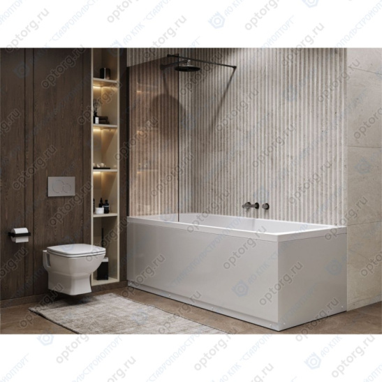 Ванна акриловая прямоугольная 1800х800х470мм Фиджи, в комплекте с каркасом, панелью, (Santek) г. Чебоксары