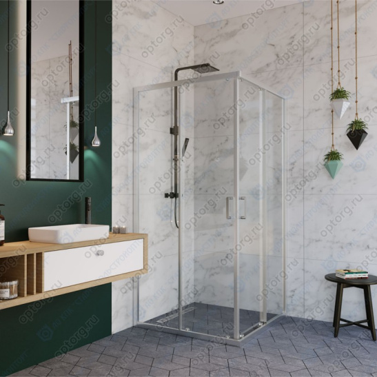 Душевое ограждение 900x900x2000 мм, AB1490X1, квадратное Китай