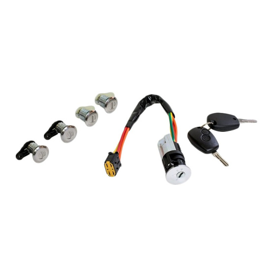 806010137R ЗАМОК ЗАЖИГАНИЯ ЛАДА ЛАРГУС фургон (с четырьмя личинками, ключи с кнопками) (LARGUS)