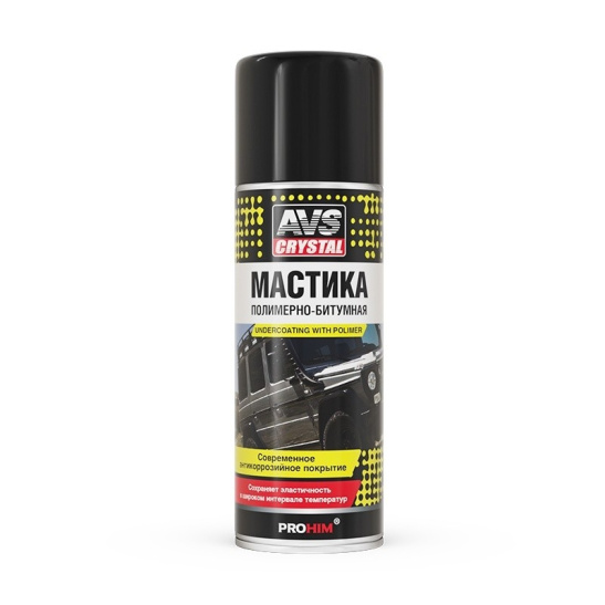 Мастика "AVS" полимерно-битумная  520 мл. аэрозоль AVK-743 авс  