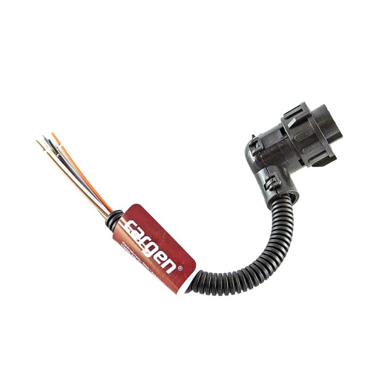 АХ-525 КОЛОДКА БАЙОНЕТ УГЛОВАЯ К ЗАДНИМ ФОНАРЯМ с 6-проводами (1845-960068,х90/91) Cargen