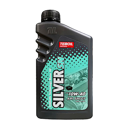 Масло моторное TEBOIL Silver SN (A3/B4) SAE 10W40, 1 л, API SN/CF, полусинтетическое, (двиг. бензиновый, дизельный)