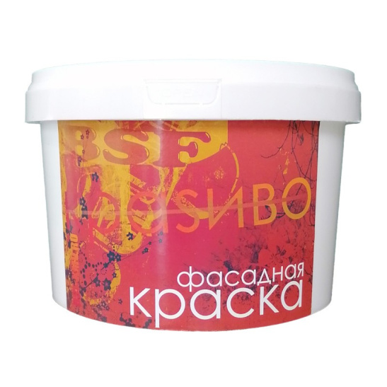 Краска ВД-АК 110 фасадная белая (14кг) "БСФ" Ессентуки