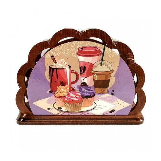 Салфетница 12×8×4 см Б-33 "Кофе"