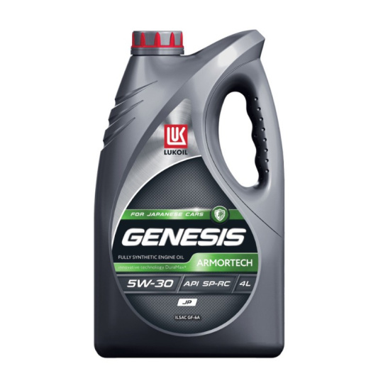 Масло моторное ЛУКОЙЛ GENESIS ARMORTECH JP  SAE 5W30, 4 л, API SP/RC, синтетическое