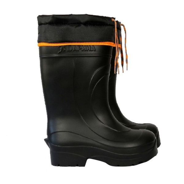 Сапоги мужские ЭВА с надставкой и утеплителем "Мороз" р.44-45 цв.черный (Д333-КЩСНУ)