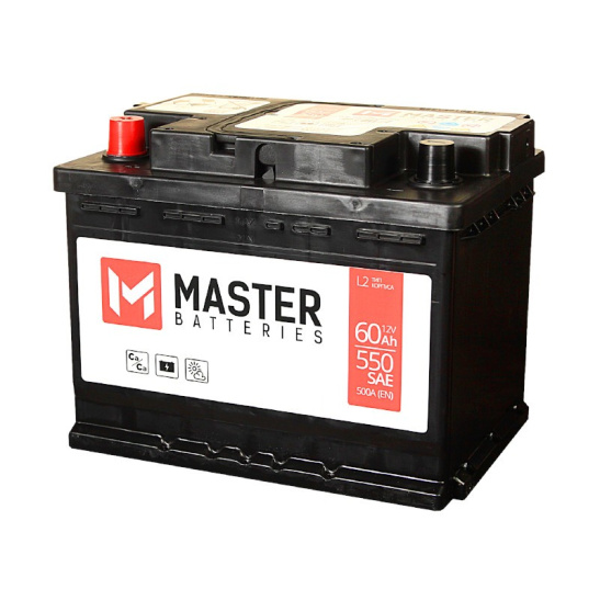Аккумулятор 6СТ-60 "Master Batteries" зал., ( Мастер) (Беларусь) 