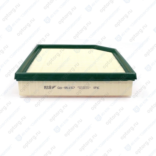 * Элемент фильтра воздушного с предочистителем (GB-95157) ("BIG FILTER") GEELY Atlas (23-) Monjaro (21-) Preface (24-) Tugella; VOLVO (OEM 2032061800, 2032069500)