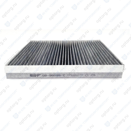 Элемент фильтра воздушного салонный угольный (GB-98099/C) ("BIG FILTER") HAVAL Dargo, F7, F7x, Jolion (OEM 8104400XKY28B, 8104400XKZ96A)