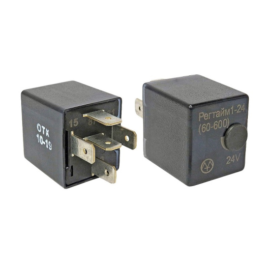 РЕЛЕ ВРЕМЕНИ РЕГТАЙМ 1-24 (включение/выключение на 60-600 с)