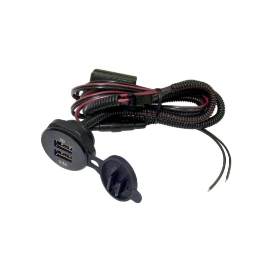 * 211.3759-06 Преобразователь напряжения (10-30В/5 В) 3,1 А. с розеткой USB (DC-DC)