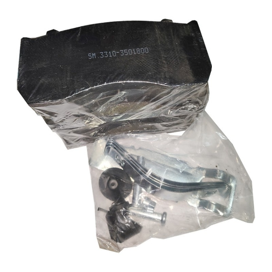 SM.3310-3501800 КОЛОДКИ ТОРМОЗНЫЕ передние / задние ГАЗ 3310 Валдай, ПАЗ 3237 (к-т 4шт с полным установочным компл.)/SDV/