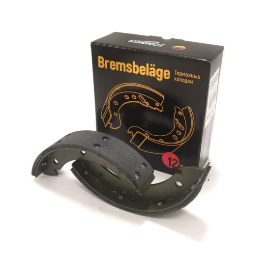 69-3507014 КОЛОДКА СТОЯНОЧНОГО ТОРМОЗА на заклепках 3151,3741 (комплект 2 шт) ZOMMER 19401