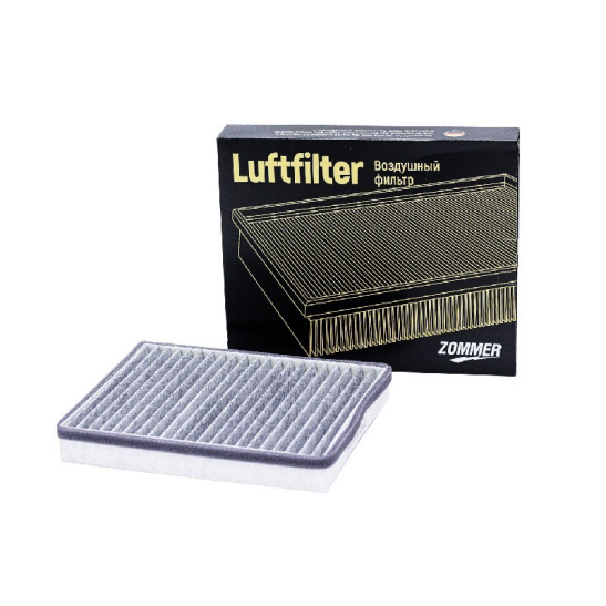 2111-8122020 ЭЛЕМЕНТ ФИЛЬТРА ВОЗДУШНОГО САЛОННЫЙ "ZOMMER" (угольный) (2110-12,2170 вып. с 09.03) 18608