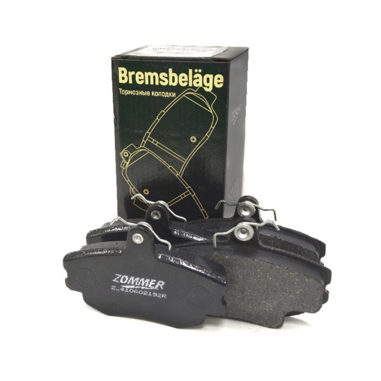 410602192R КОЛОДКИ ТОРМОЗНЫЕ ПЕРЕДНИЕ с АБС "ZOMMER" LARGUS(Ларгус), Logan, Megane 18276