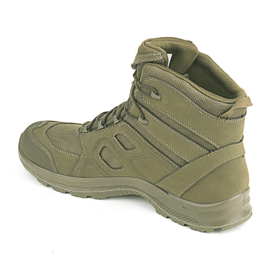 Ботинки треккинговые "ELKLAND" р.46 ПУ/Резина цв.оливковый модель 188