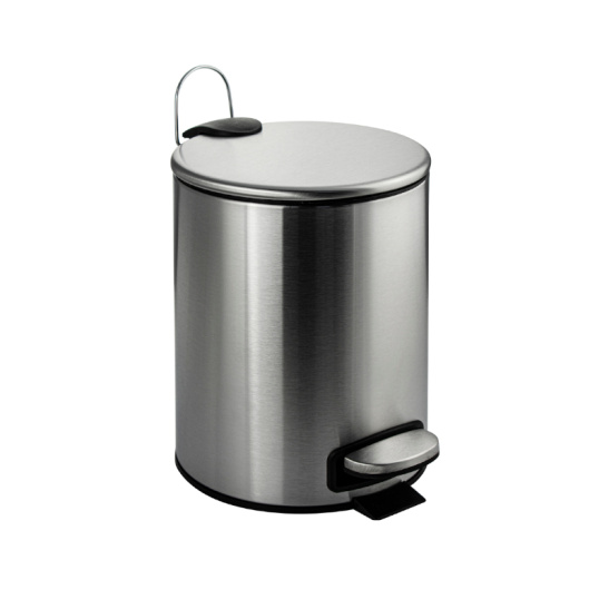 10500 ВЕДРО из нерж.стали с микролифтом, круглое, сатин, 5л Санакс