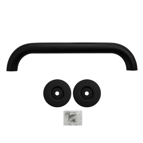 Ручка в ванную прямая, черная, 75103, BRIMIX Китай