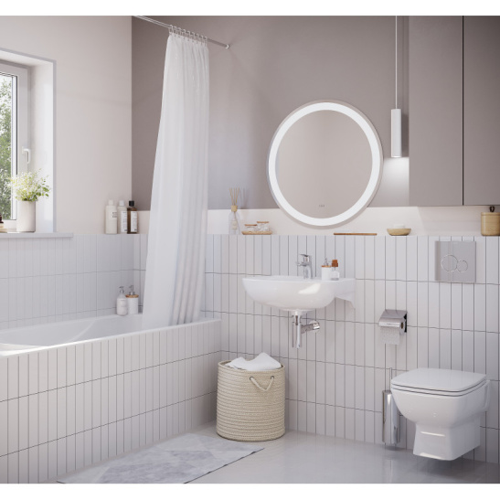 ПЭК НЕО rimless (подвесной унитаз НЕО rimless+инсталляция+кнопка хром+сиденье с микролифтом), 1WH501572, (г. Чебоксары)