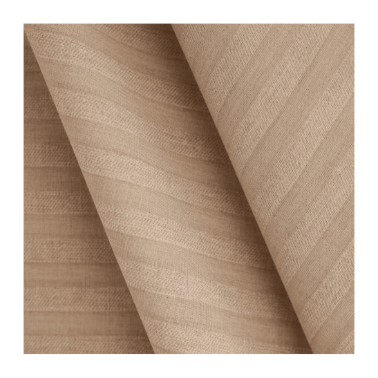 Простыня на резинке "Волшебная ночь" 160*200см тк.Поплин П10 цв."CARAMEL MOUSSE" 8709/15