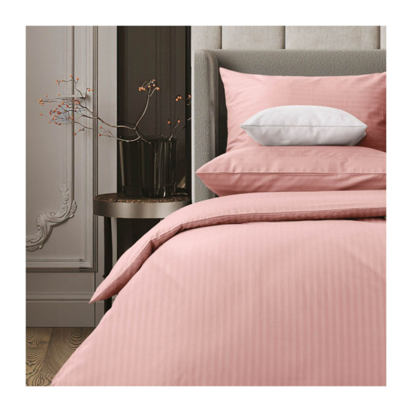 КПБ "Verossa Stripe" Семейный наволочки 50*70 и 70*70см тк.страйп цв."STRIPE ROUGE" 70076