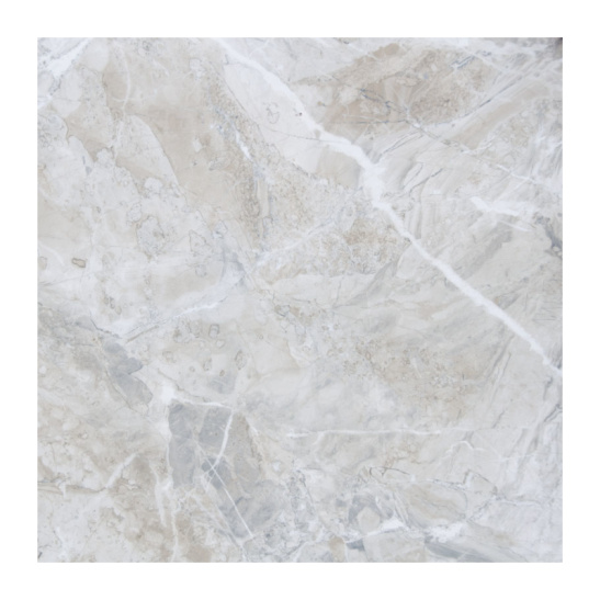 Керамогранит полиров. глянцевая  600x600 мм, 8,5 мм, "Treasure grey" серо-бежевый сорт 1  Keravit