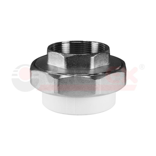 Муфта комбинированная разъемная PP-R D=50 мм x 2" ВР, Valfex