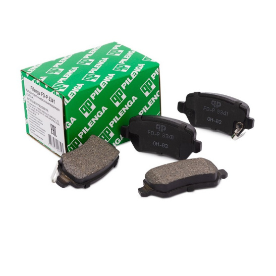 21905-3502080 КОЛОДКИ ТОРМОЗНЫЕ ЗАДНИЕ (PILENGA) КАЛИНА СПОРТ,ГРАНТА СПОРТ,ВЕСТА, ИКС-РЭЙ КРОСС(дисковые тормоза)(FD-P3341)