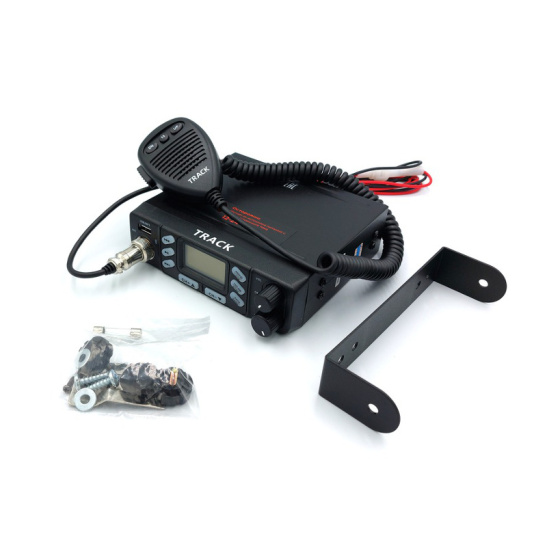 СВ-радиостанция (до 8 Вт., 12/24В.) ("TRACK Star") СВ 27 МГц , USB разъём (5В, 0.5А), авто/ручное шумоподавление (рация автомобильная)