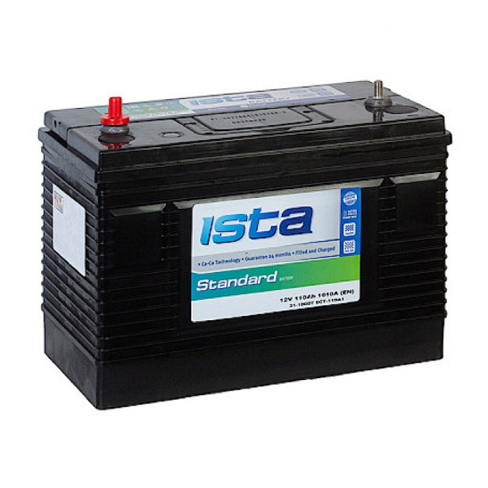 Аккумулятор 6СТ-140 "ISTA Standart" зал. америк. ст. резьба (31-1000Т), (Турция) (иста) 