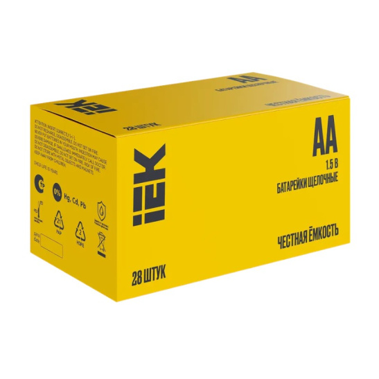 Батарейка IEK Alkaline Optima  LR-06 BL-28, 1,5 В, ABT-LR06-OP-B28