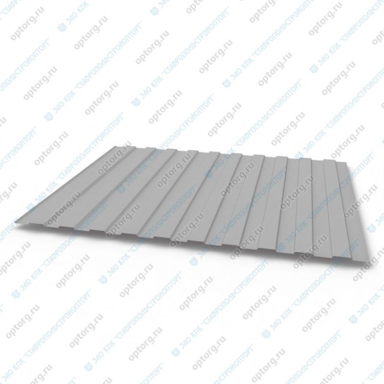 Профнастил оцинкованный C8 0,4 мм, 1,153(1,200)x2,0 м, ТУ 5285-002-37144780-2012
