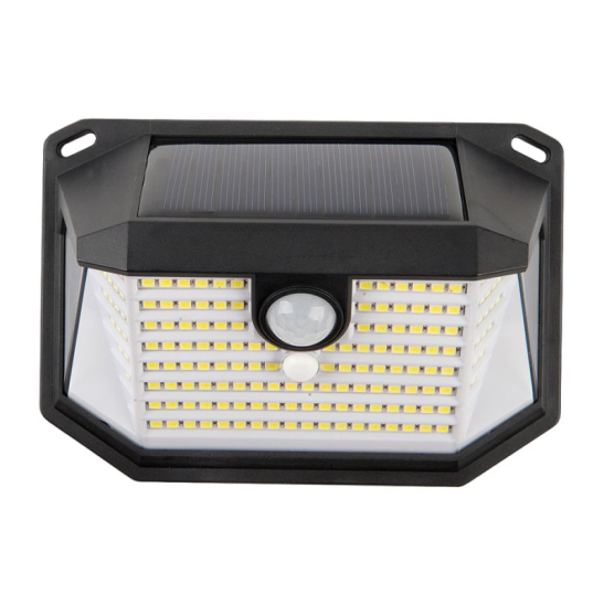 Светильник светодиодный General (416005) GWSL-B1 10 Вт с солнечной батареей и датчиком движения черный IP65