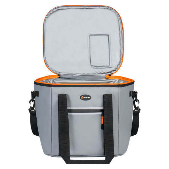 * Термосумка изотермическая ПИКНИК (45 л.) сохранение холода/тепла (38х34х35), водонепроницаемая, "сумка-холодильник" "ADCB009" ("AIRLINE") 