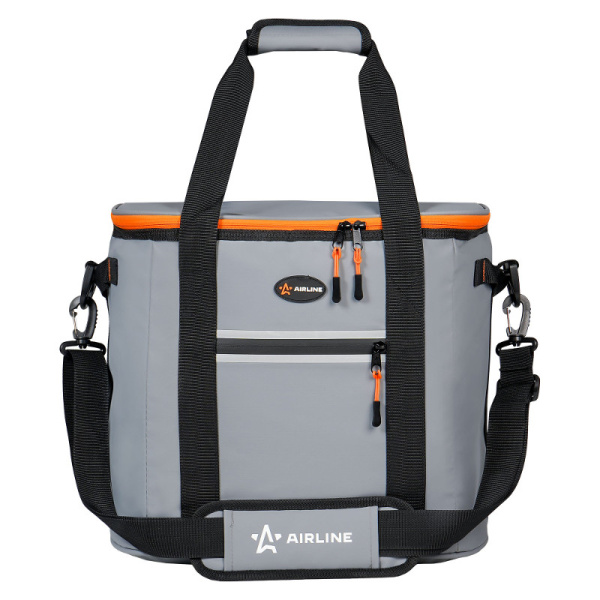 Термосумка изотермическая ПИКНИК (32 л.) сохранение холода/тепла (37,5х34х26), водонепроницаемая, "сумка-холодильник" "ADCB008" ("AIRLINE") 