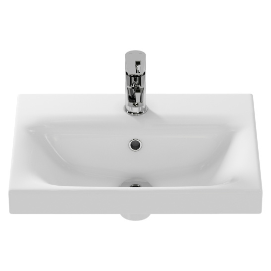 Раковина MODUO 50 SLIM встраиваемая с 1 отв., 500x350 мм, г. Сызрань