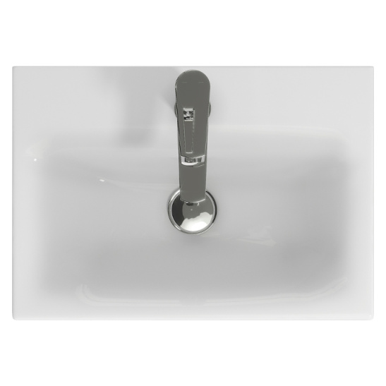 Раковина MODUO 50 SLIM встраиваемая с 1 отв., 500x350 мм, г. Сызрань