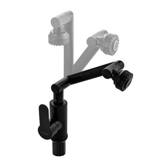 Смеситель для мойки однорычажный с высоким изливом, черный, 5903, BRIMIX, Санакс